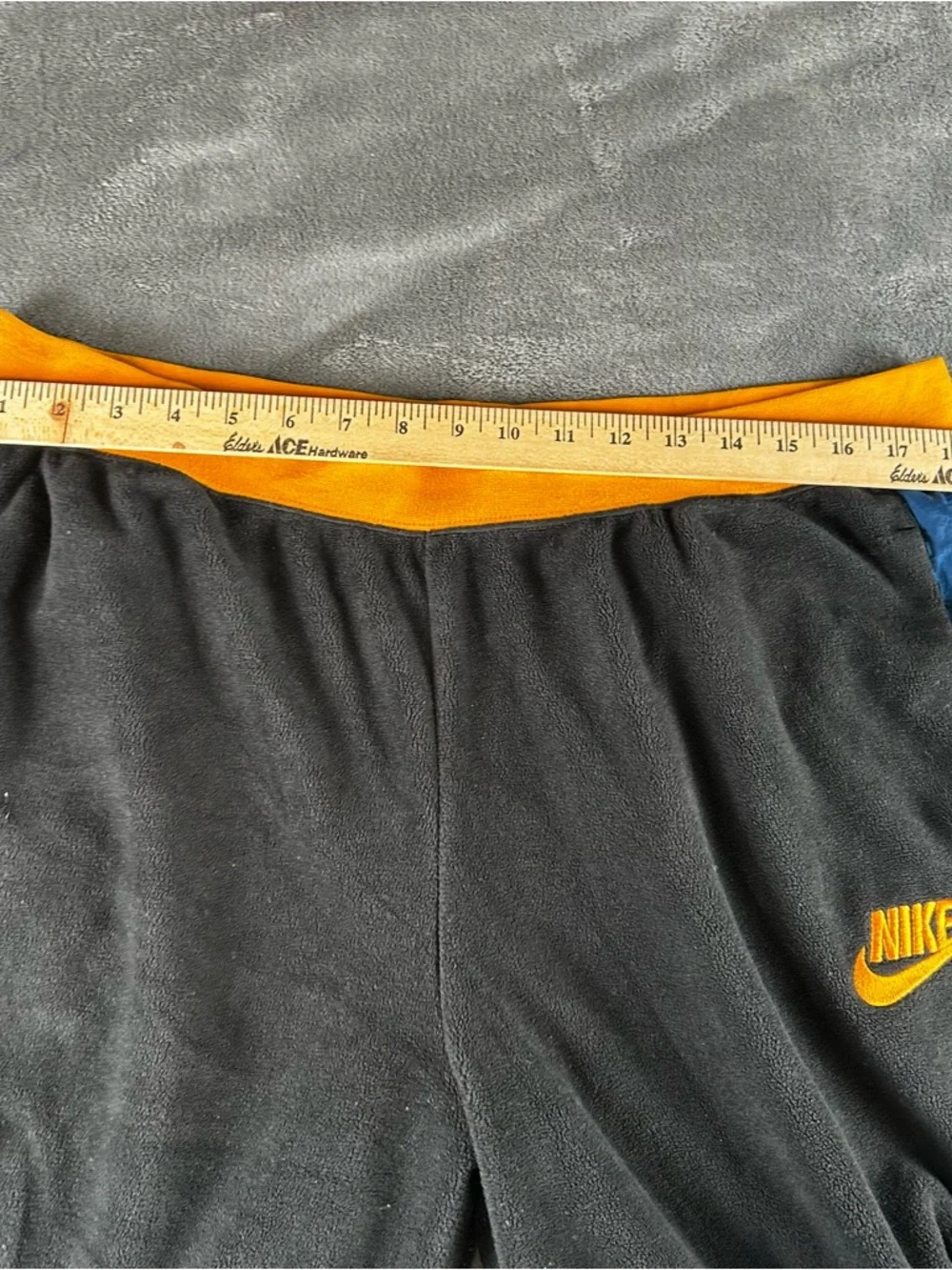 Nike Polar Fleece Jogger Pants Womens XXL‎ Black Side Stripe Tapered Thermal